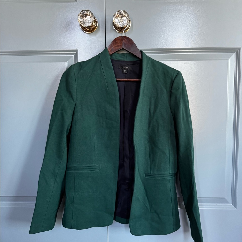 J Crew Green “Going Out” Blazer
